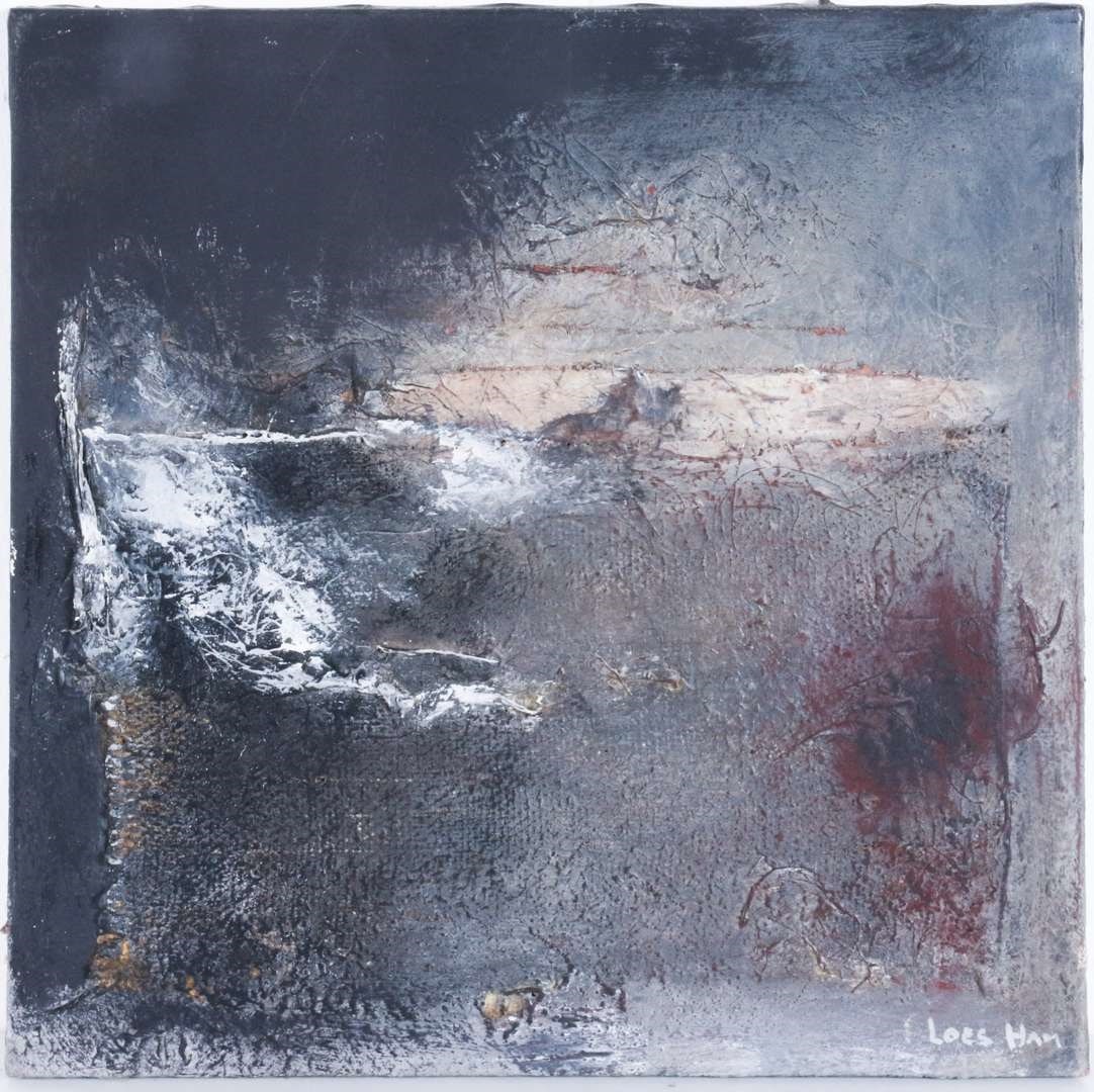 Loes Ham - Painting - Hand signed: Artist: Ham, Loes Title: Untitled Technique: Painting on Canvas size: 50 x 50 cm. (19,7 x 19,7 inch) Framed: Not framed More Information Born in Rotterdam 1953, received her training in styling at