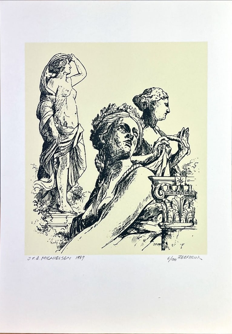 Jan (J.C.A.) Michielsen - Lithograph - Hand signed - 2