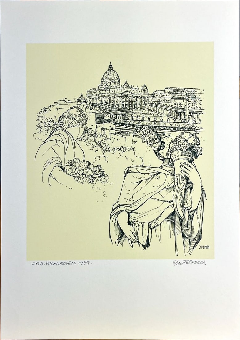 Jan (J.C.A.) Michielsen - Lithograph - Hand signed - 3