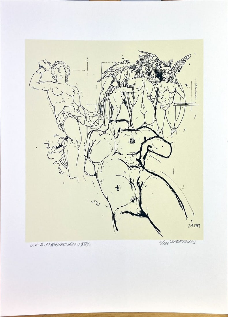 Jan (J.C.A.) Michielsen - Lithograph - Hand signed - 5