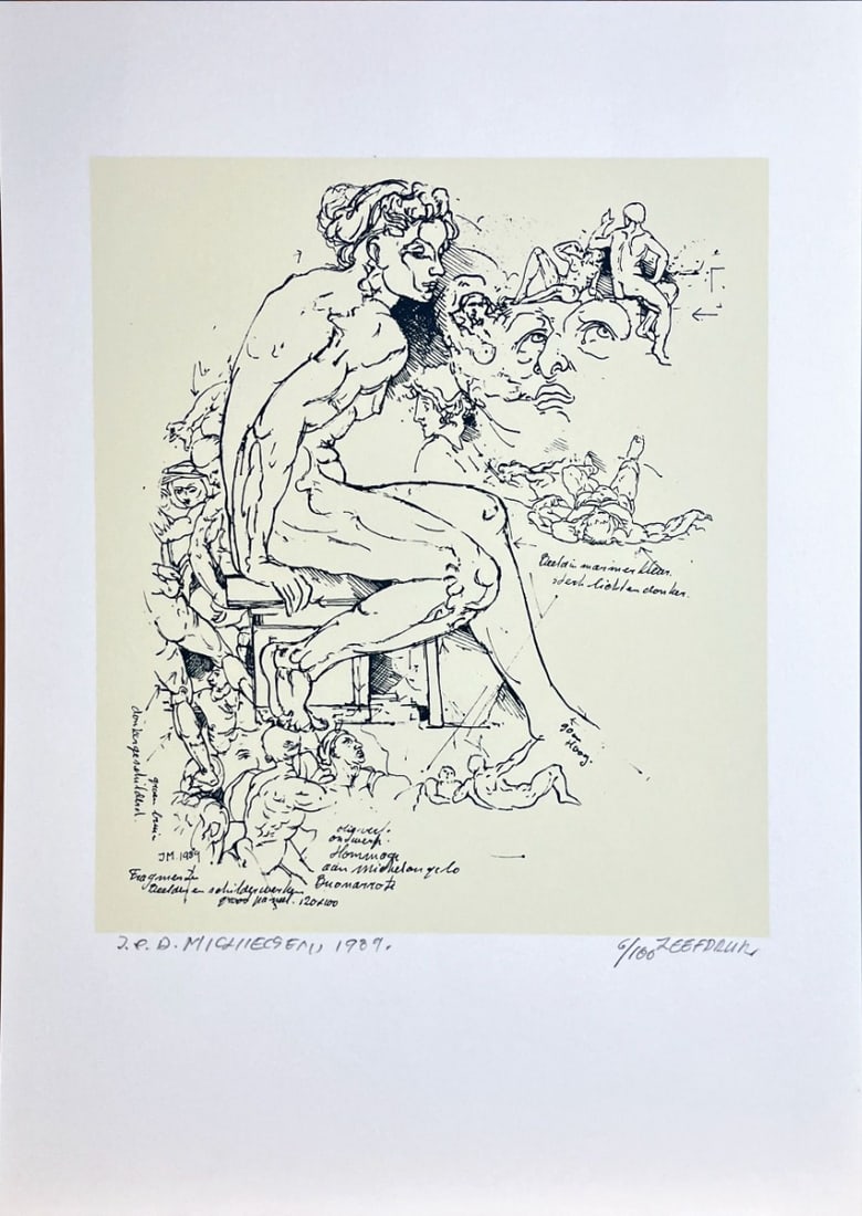 Jan (J.C.A.) Michielsen - Lithograph - Hand signed - 6