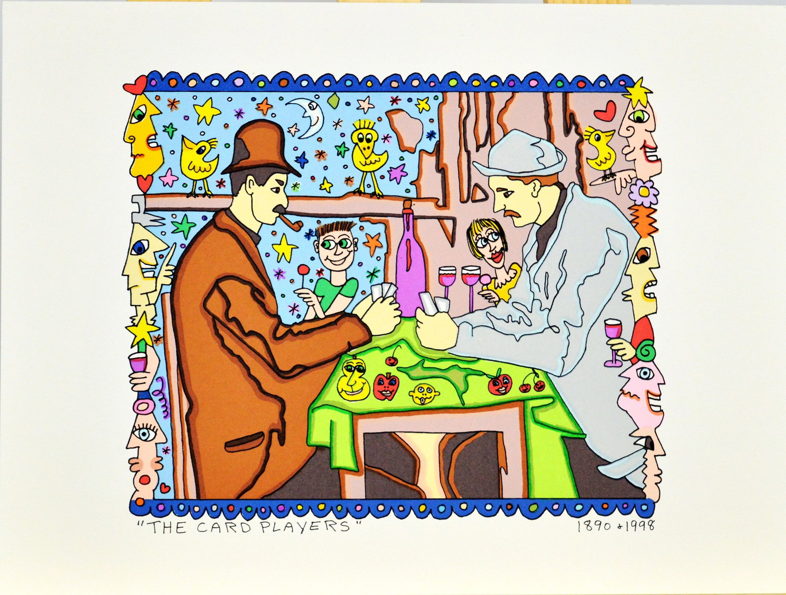 Rizzi, James - Silkscreen.: Artist: Rizzi, James Title: The Card Payer Technique: Silkscreen on BFK Rives paper size: 28,5 x 27,5 cm. (11,2 x 10,85 inch) Framed: Not framed More Information Provenance: John Szoke Collection,