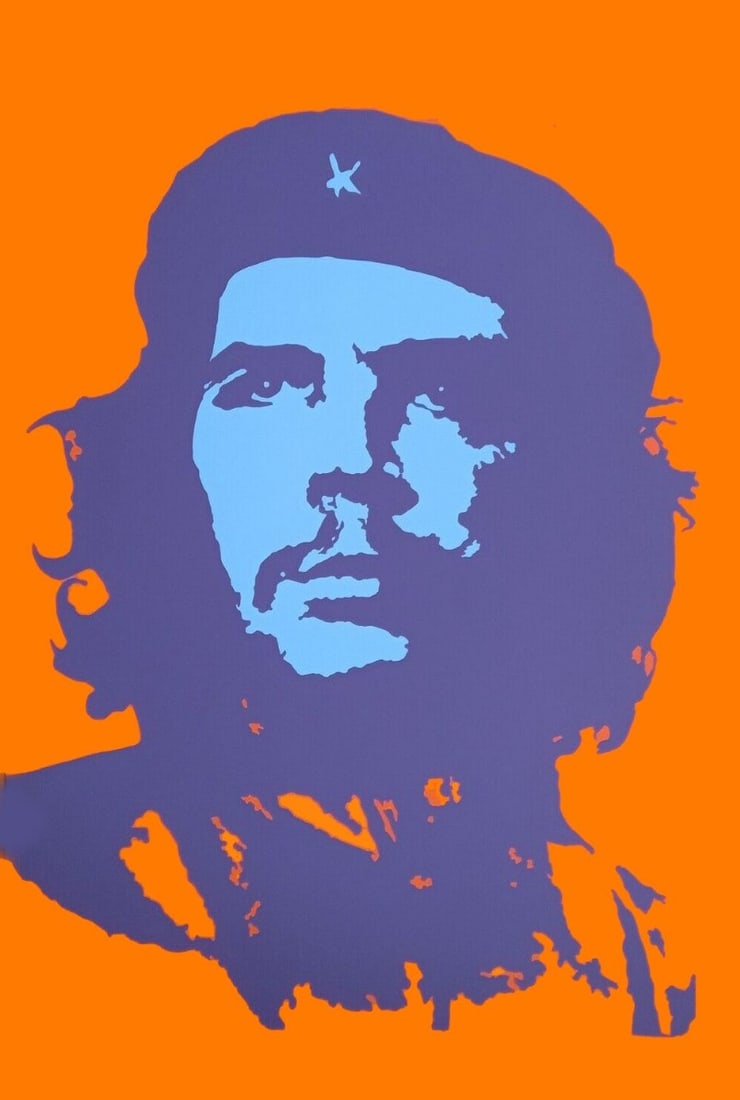 Andy Warhol - silkscreen - Che Guevara: Artist: Warhol, Andy Title: Che Guevara Technique: Silkscreen on Lenox museum board size: 90 x 60 cm. (35,45 x 23,6 inch) Framed: Not framed More Information Color screenprint is printed on museum