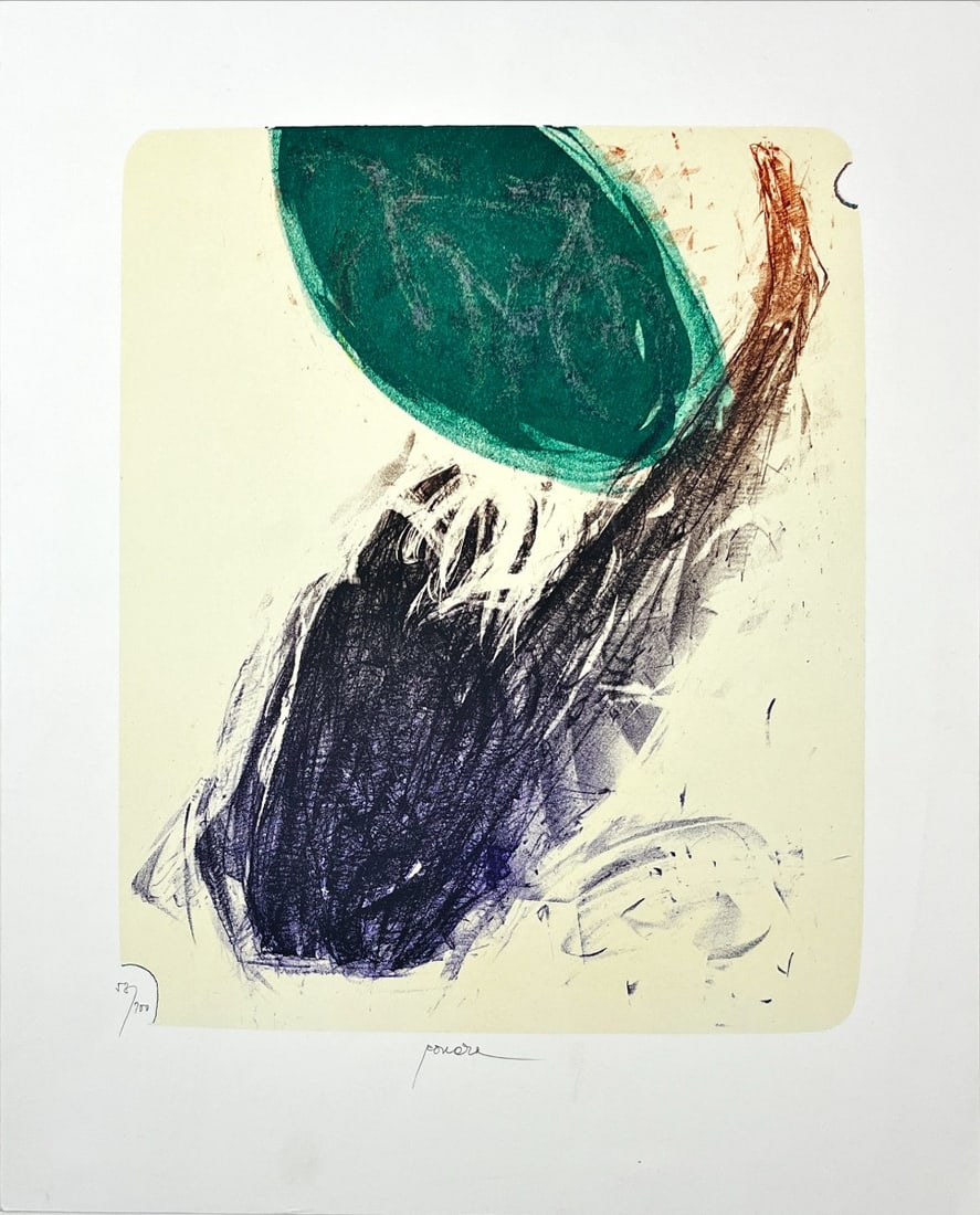 Pavel Roucka - Lithograph - hand signed: Artist: Roucka, Pavel Title: Untitled Technique: Lithograph on Handmade paper size: 43 x 35 cm. (16,95 x 13,8 inch) Framed: Not framed More Information Pavel Roucka Czech, born 1942. Lithograph Pavel