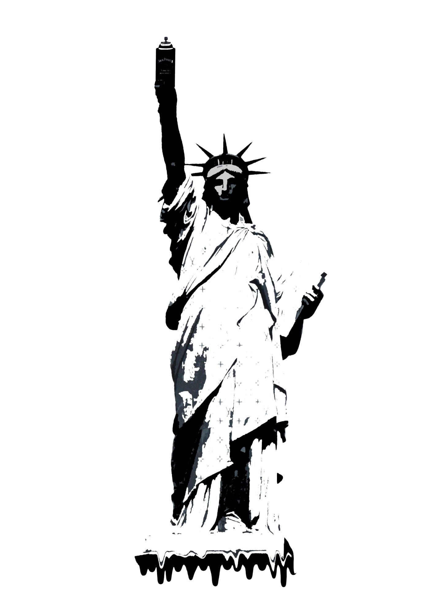 Death NYC - Liberty Jack - Silkscreen (1 of 4)