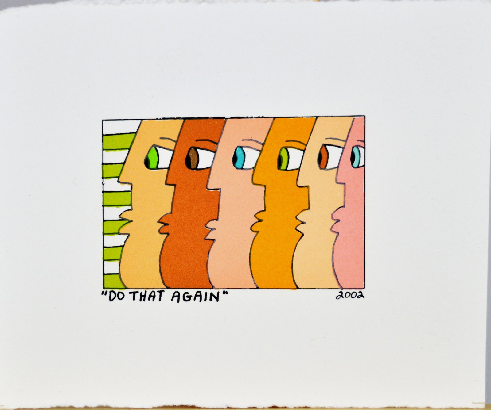 Rizzi, James - Silkscreen.: Artist: Rizzi, James Title: Do that again Technique: Silkscreen on BFK Rives paper size: 12,3 x 14,5 cm. (4,85 x 5,7 inch) Framed: Not framed More Information Provenanc