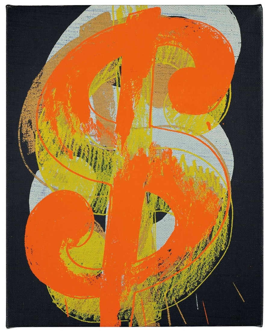 Andy Warhol - Dollar Sign - Screenprint: Artist: Warhol, Andy Title: Dollar Sign Technique: Screenprint on Lenox museum board size: 100 x 70 cm. (39,35 x 27,55 inch) Framed: Not framed More Information Andy Warhol - Dollar Sign. Unique