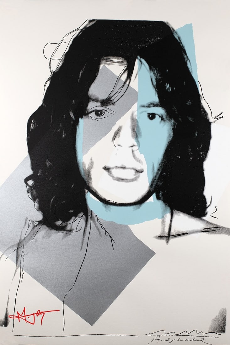 Andy Warhol - Mick Jagger - Screenprint - Signed (1 of 3)
