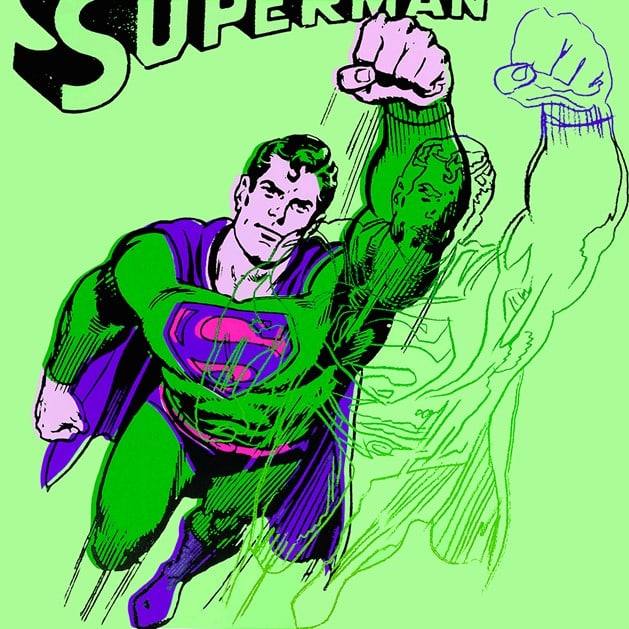 Andy Warhol - Superman - Screenprint with Diamond Dust (1 of 2)