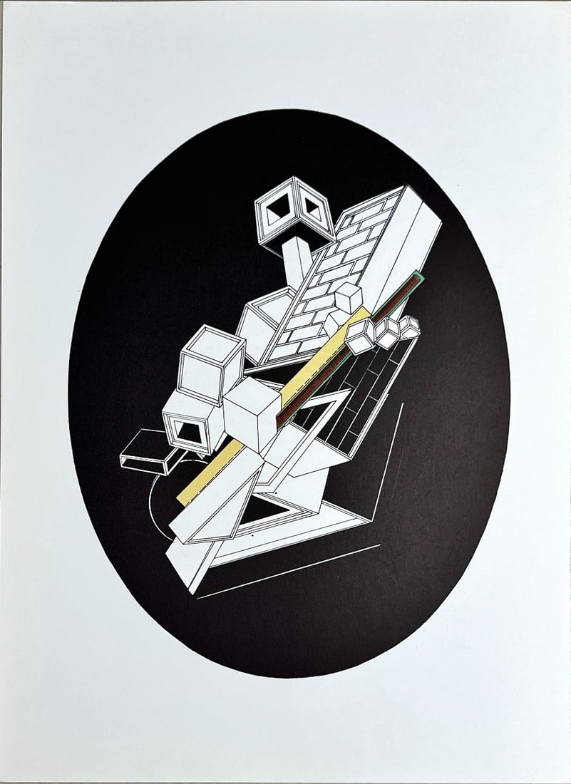 Alain Le Yaouanc - Lithograph - DLM1969 (Derriere le Miroir): Artist: Yaouanc, Alain Le Title: Derriere le Miroir No. 176 - Alain Le Yaouanc Technique: Lithograph on Arches paper size: 38 x 28 cm. (14,95 x 11 inch) Framed: Not framed More Information Original