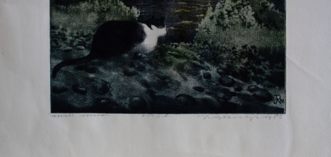 J. Rózycki - Etching - Hand-signed - 3