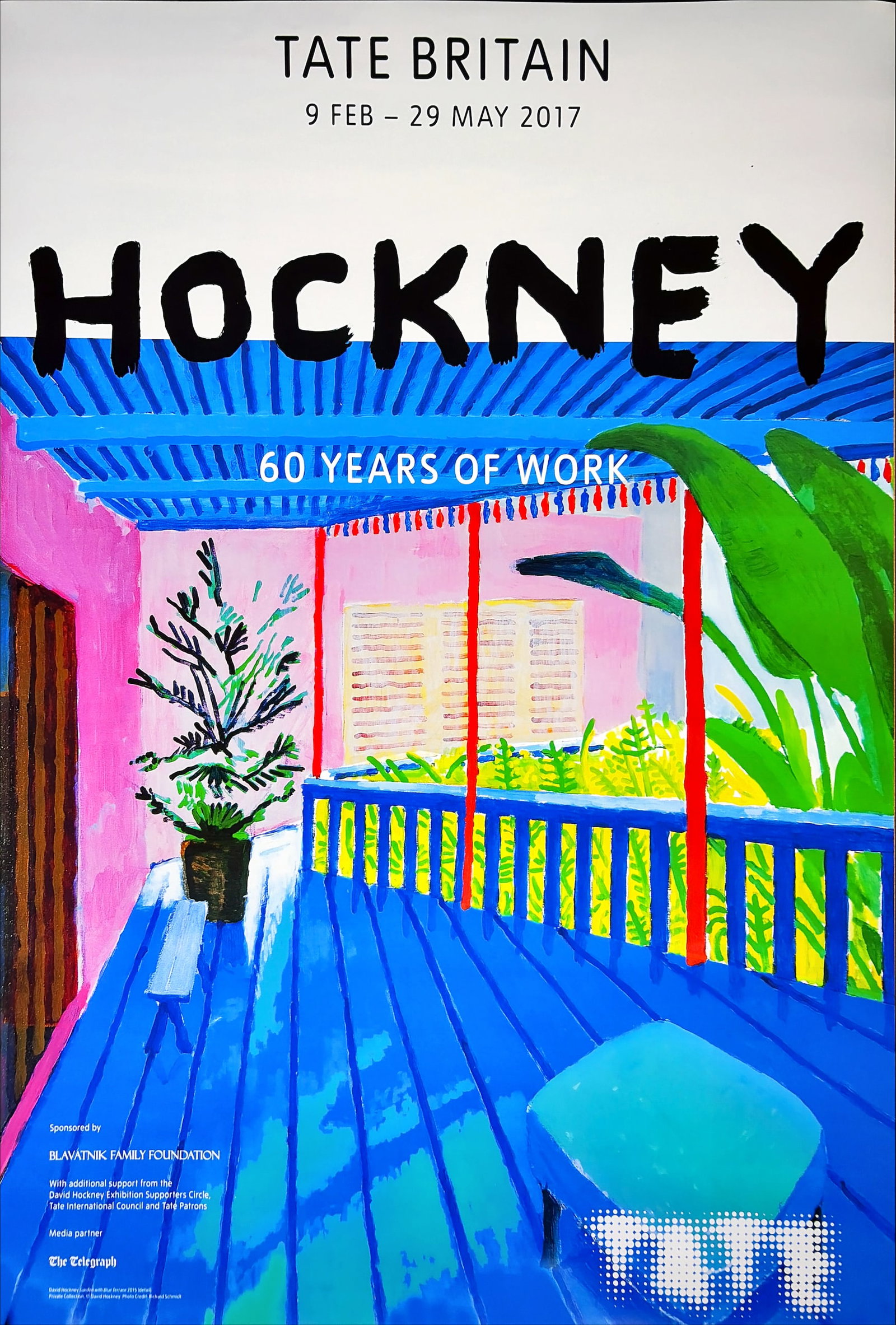 David Hockney - Poster Exhibition Tate Britain 2017: Artist: Hockney, David Title: Poster Exhibition Tate Britain 2017 Technique: Exhibition Poster on Fine art paper size: 99,6 x 69,6 cm. (39,2 x 27,4 inch) Framed: Not framed More Information Created