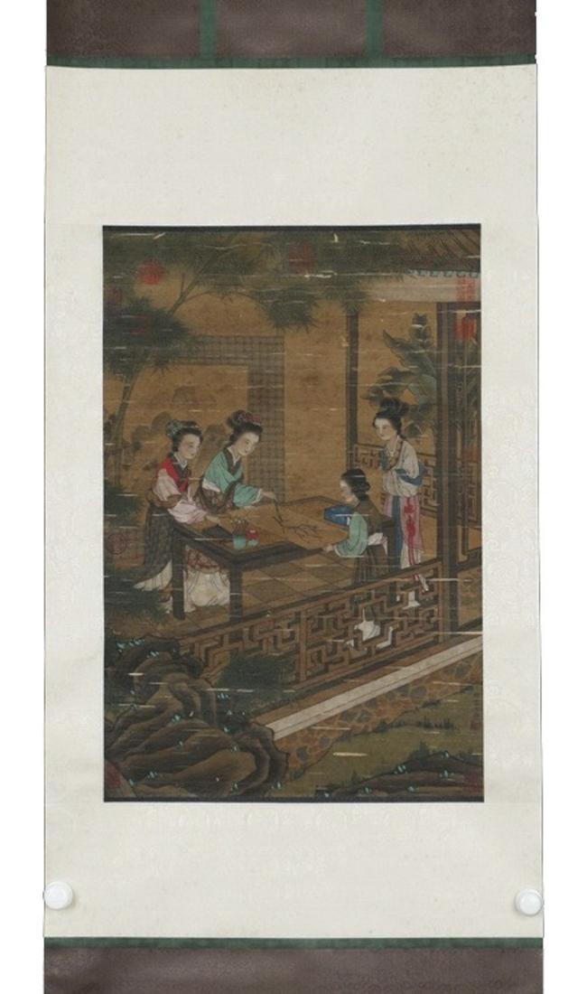 A CHINESE OLD PAINTING, LI TANG (1 of 9)