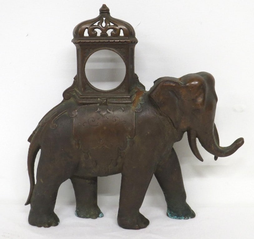 Golden Novelty Co. Iron Pocket Watch Stand Elephant (1 of 8)