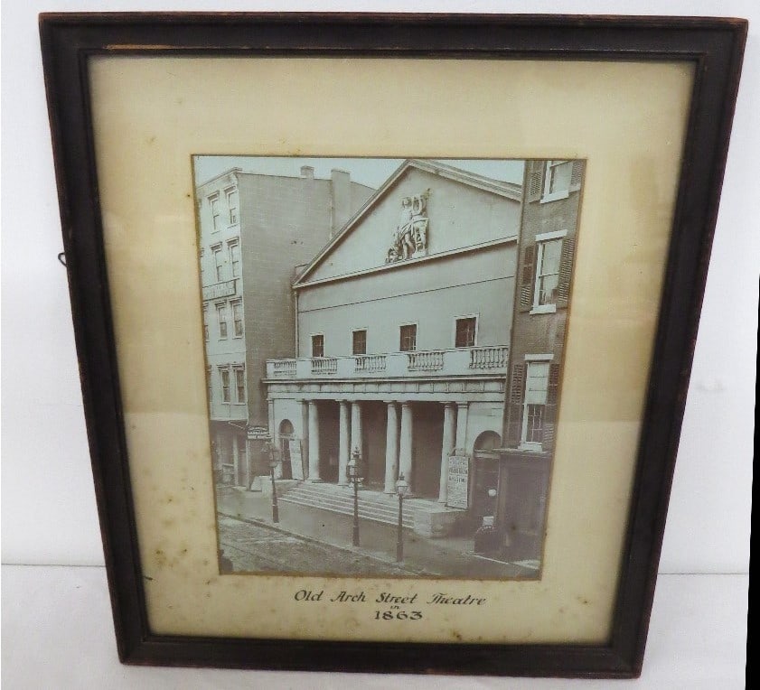 B&W Photo - Arch St. Theatre, 1863 - Philadelphia PA (1 of 7)