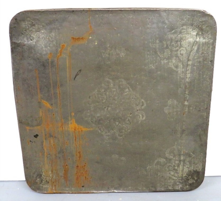 Orig. 19th C. Tin Lined Stove Board Ulster Co. NY Sold (1 of 6)