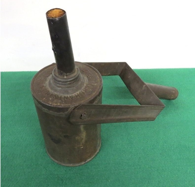 19th C. Tin Parade Torch - Baltimore, MD Coffee Can (1 of 5)