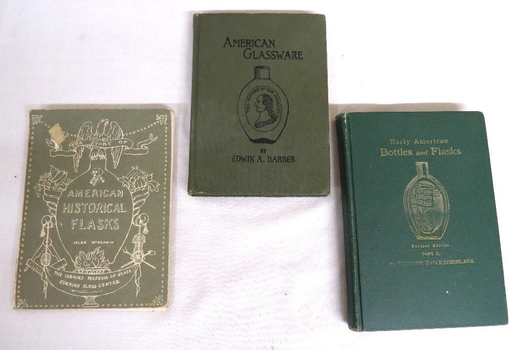 3 Early American Bottle Ref - Barber, Van Renssalaer (1 of 18)