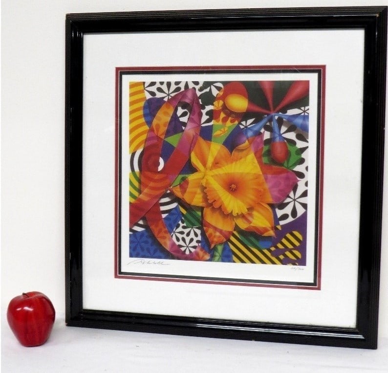 LGBTQ Artist Murray Archibald (1955 - ) Abstract Lithograph "Life Dance" No. 22 of 300 (1 of 5)