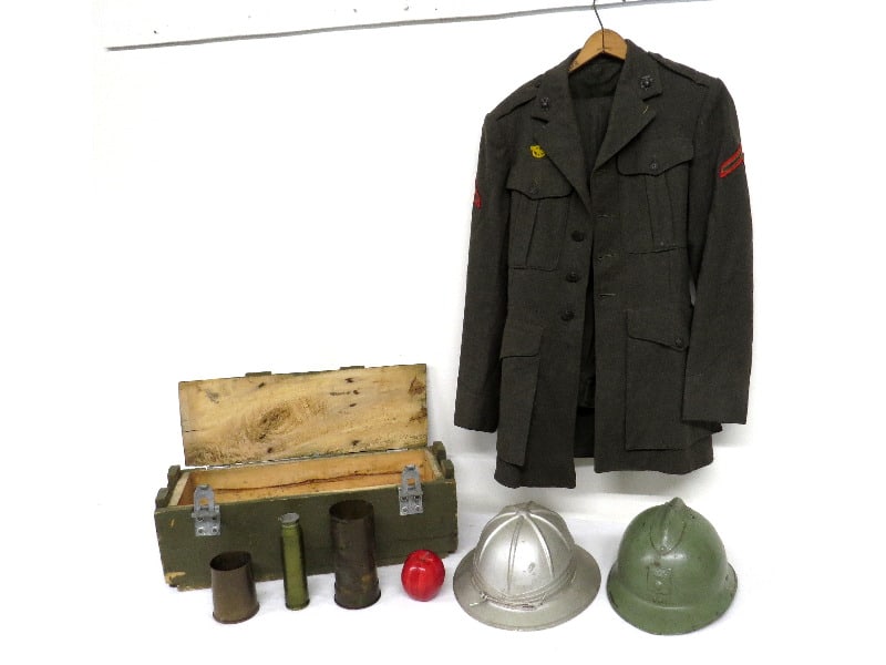 Mixed Lot of 20th C. Military Items (1 of 20)