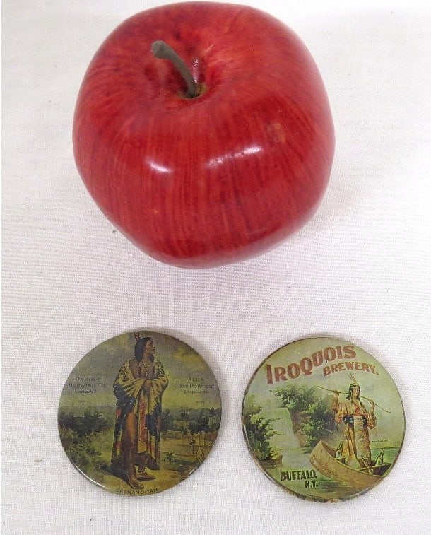 Two Pre-Pro Iroquois Brewery Buffalo NY Pocket Mirrors (1 of 6)