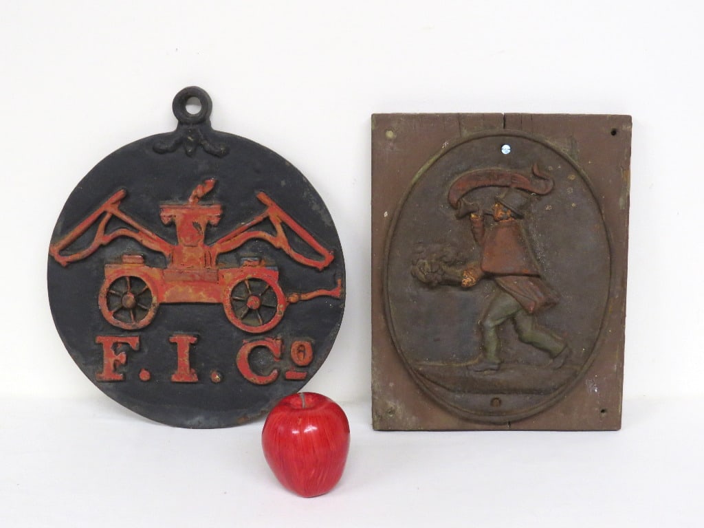 Cast Iron Fire Mark - Fire Insurance Co. (1 of 3)