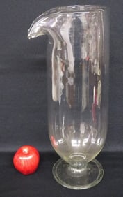 A Large Blown Fish Hatchery Jar Early 1900's