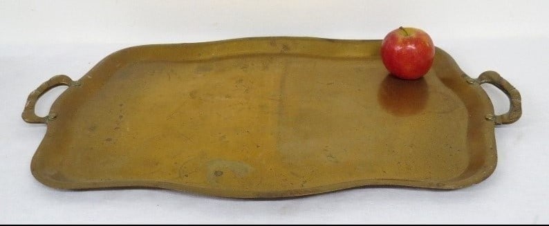 Deco Era Copper Double Handled Serving Tray (1 of 5)
