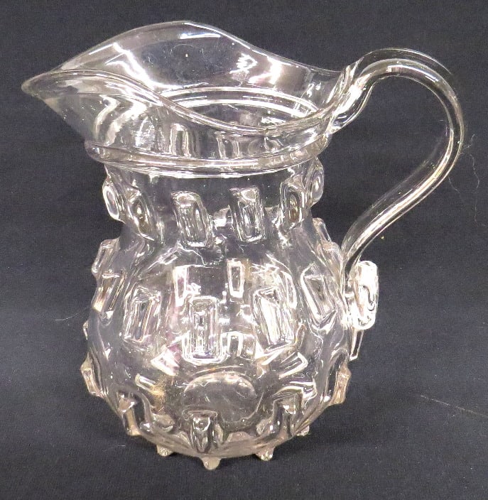 New England Glass Co. "Cleat" Pitcher 8" (1 of 14)