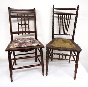 Pr. 19th C. Eastlake Era Country Chairs