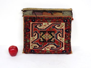 A Hand Knotted Persian Kaskay Carpet Bag