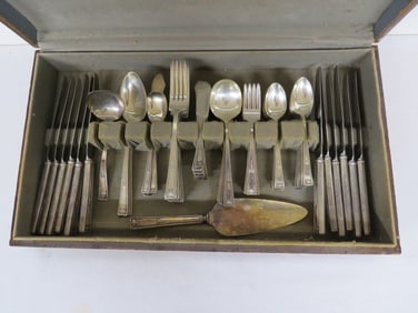 12 Place Setting Wallace Buckingham Silverplate