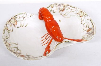 A KPM Germany Porcelain Lobster Dish