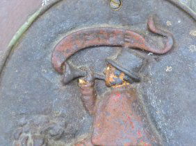 Cast Iron Fire Mark - Firemen's Insurance Co. Baltimore MD