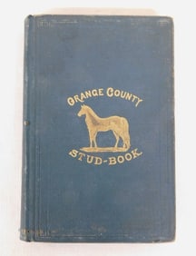 Orange County NY Stud Book - 1880 J.H. Reeves Veterinary Surgeon