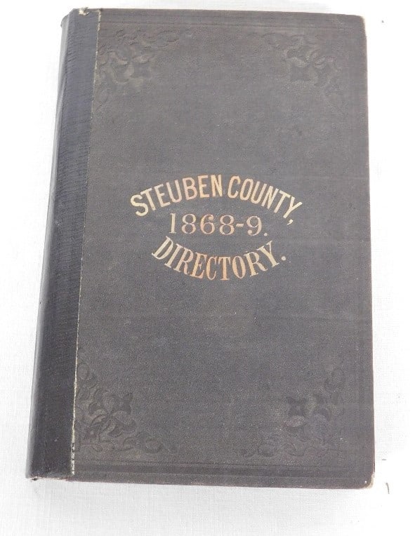 Hamilton Child's Directory for Steuben County, NY 1868-69 (1 of 7)