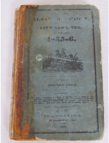 E.H. Child's City of Albany, NY Directory for 1835-36