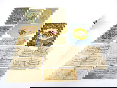 Mixed lot of early ephemera 1850's-1900's