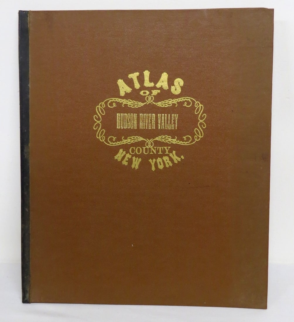 1891 Beer's Atlas of Hudson River Valley (1979 Publ): A 1979 Reproduction of the original 1891 Beer's Atlas of the Hudson Valley from Troy to NYC. In nice shape, full of maps, great reference material