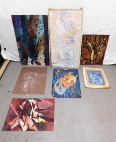 A lot of artwork by Anne B. Christensen, Poughkeepsie