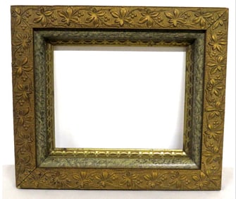19th C. Gilt Decorated Leaf & Berry Frame