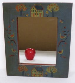 Mid-Century PA Dutch Folk Art Mirror by Nagel & Sproesser