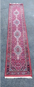 A 14ft Persian Bidjar Runner in Good Condition