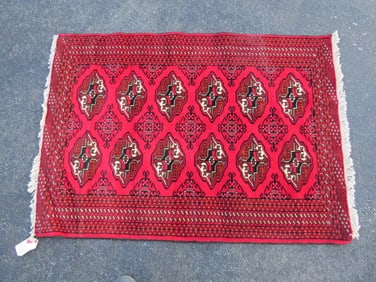 A Vintage Persian Bokhara Rug