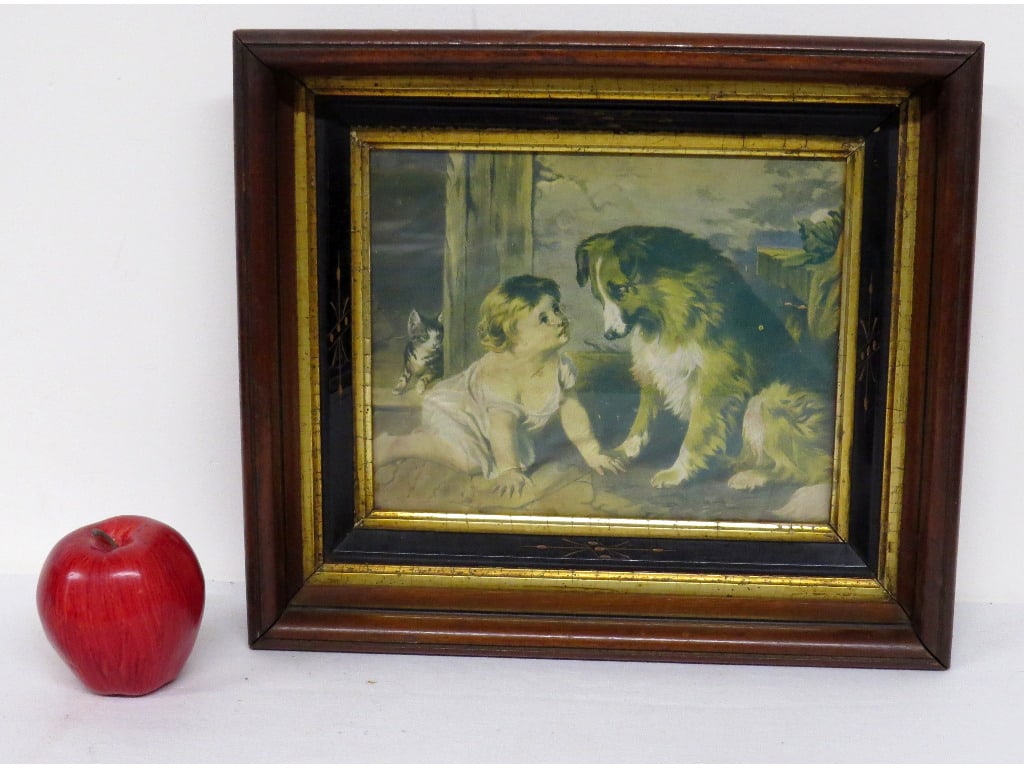 George A. Holme's 1880's Print - Can't You Talk (1 of 3)