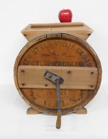 A White Cedar Kitchen Counter Butter Churn Early 1900's