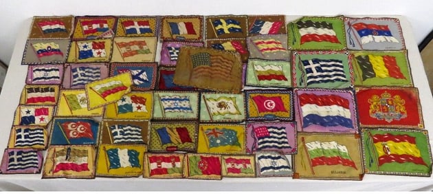 46 Cigar & Cigarette Felts Flags of Many Nations