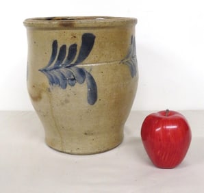 Philadelphia PA Decorated Ovoid 1 Gallon Crock