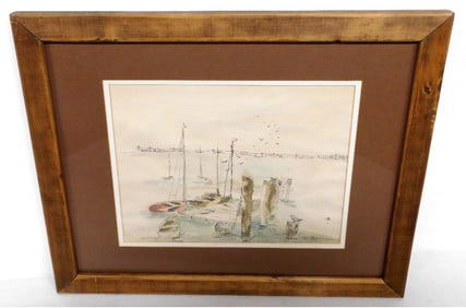 A Nautical Watercolor by Joan M. Herrmann