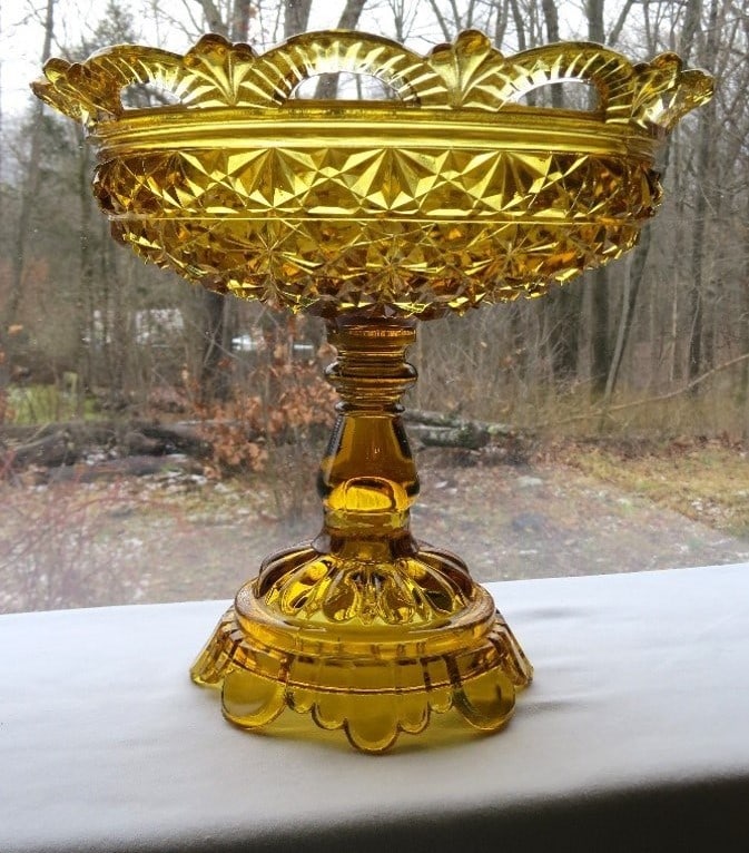Belmont Glass No. 100 Daisy & Button Compote (1 of 5)